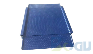 Floor scale with ramps2