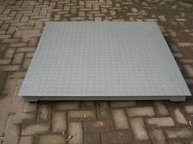 Single deck floor scale